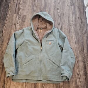 Carhartt Green Hooded Jacket